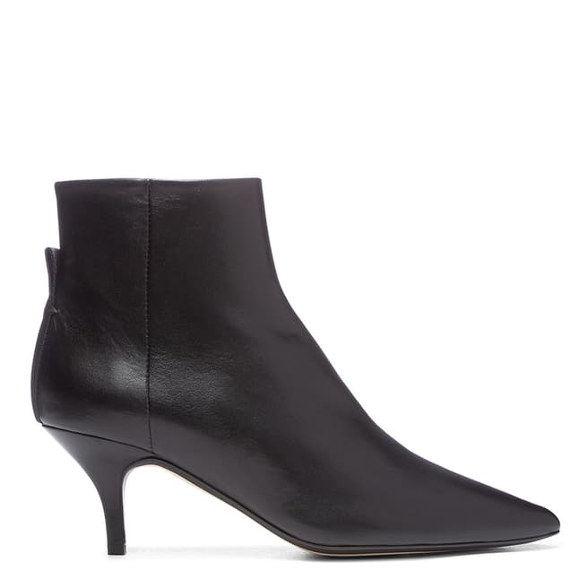 Joseph Black Leather The Sioux Pointed Boots