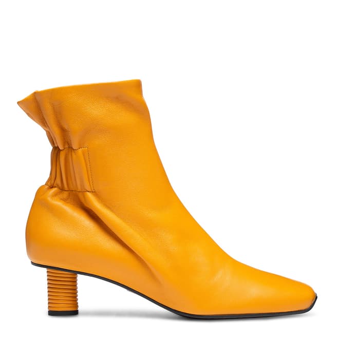 Proenza Schouler Orange Leather Rope Heel Ankle Boot