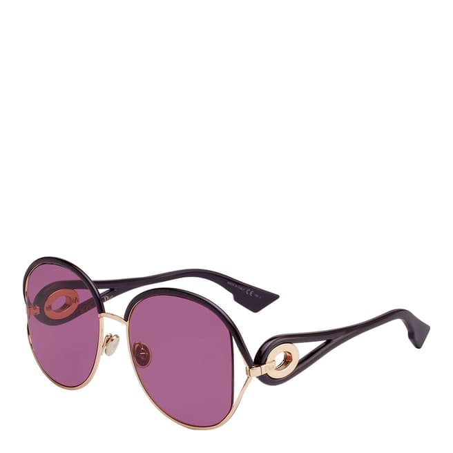 Dior Women's Pink/Gold Dior Sunglasses 57mm
