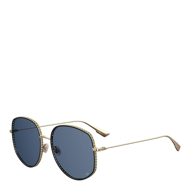 Dior Women's Gold Dior Sunglasses 58mm