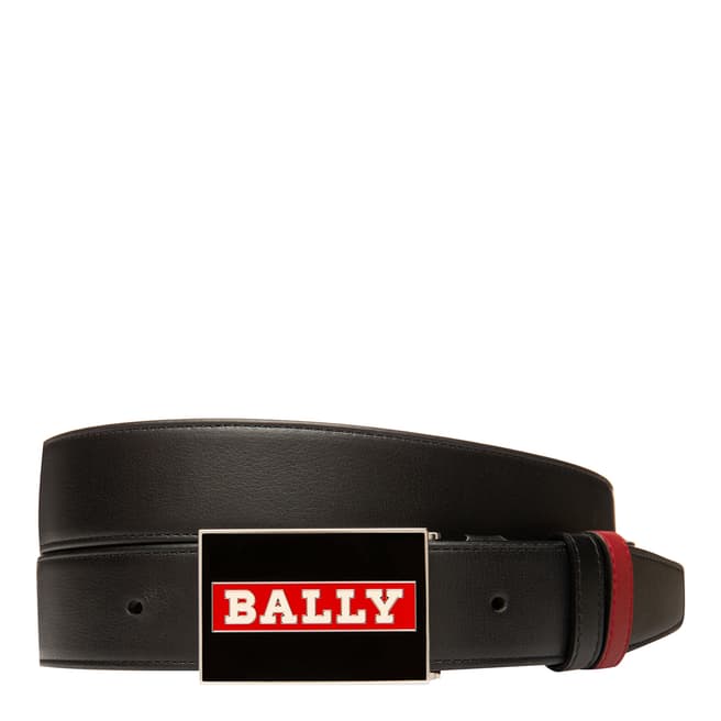 BALLY Black Ranger Adjustable/Reversible Belt