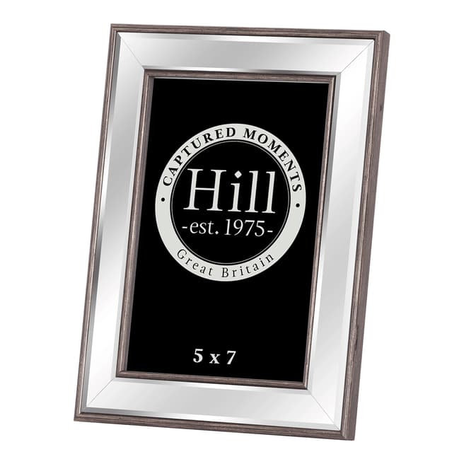 Hill Interiors Champagne Edged Bevelled Mirror Photo Frame 5X7
