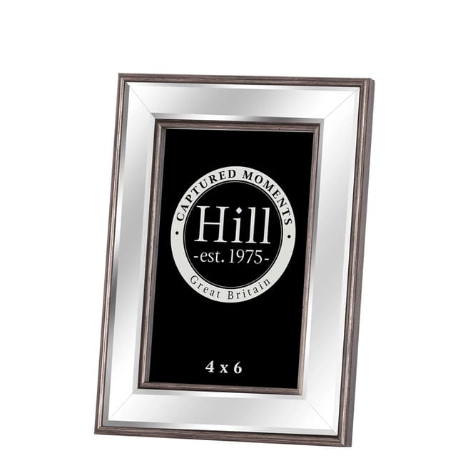 Hill Interiors Champagne Edged Bevelled Mirror Photo Frame 4x6