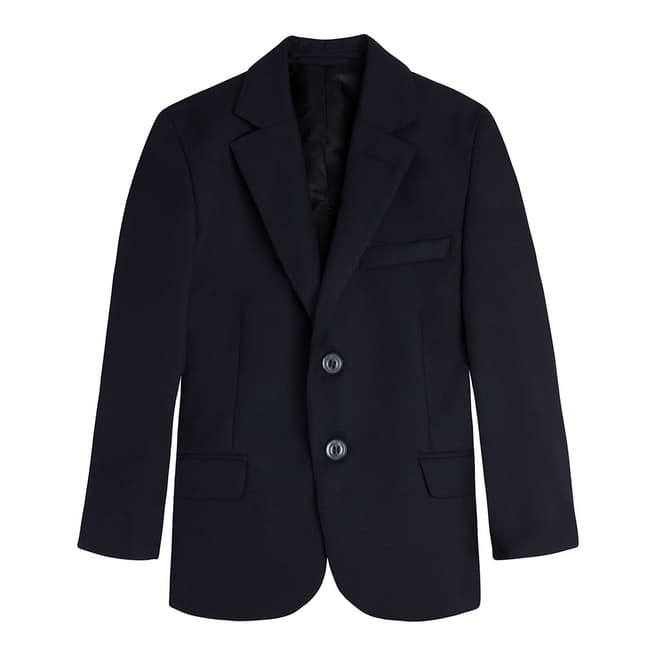Hackett London Younger Navy Wool Suit Jacket