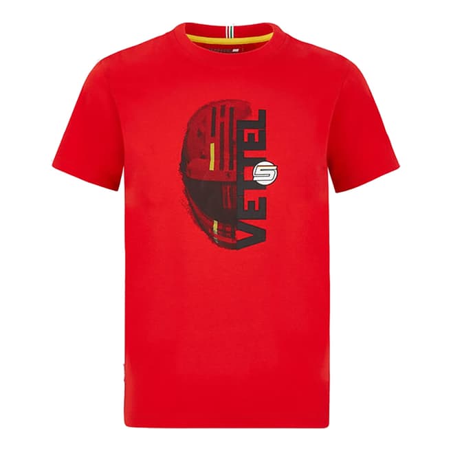 Scuderia Ferrari Red Sebastian Vettel Driver T-Shirt