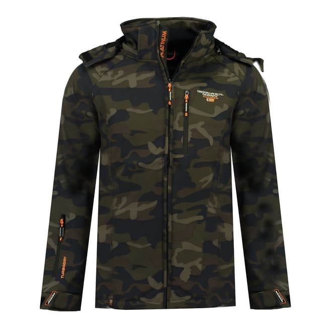 Geographical Norway Navy/Green Taboo Camo Jacket