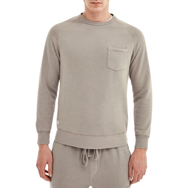 Hackett London Grey Garment Dye Sweatshirt