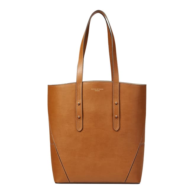 Aspinal of London Tan Smooth Essential A Tote