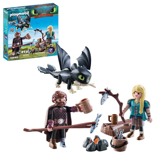 Playmobil Astrid and Hiccup