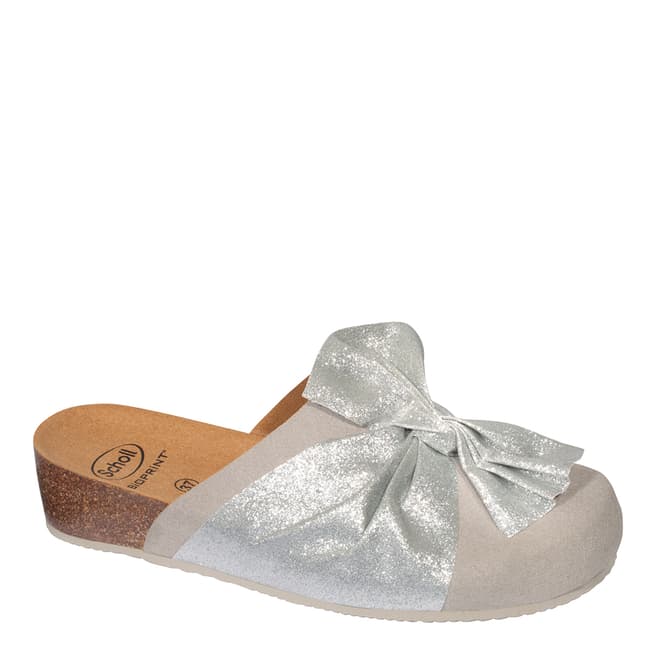 Scholl Light Grey Lucy Slippers