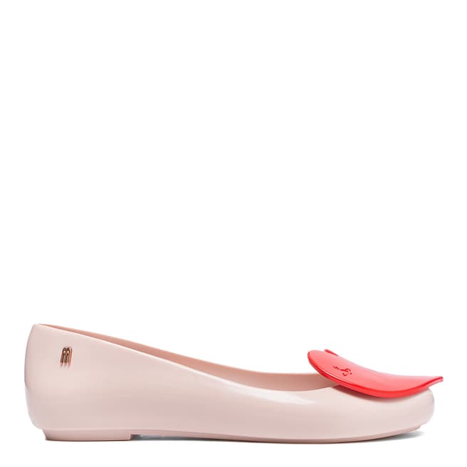 Vivienne Westwood for Melissa Pink VW Space Love 23 Red Heart Pumps