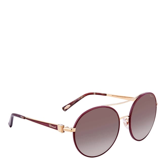Chopard Women's Burgundy Chopard Sunglasses 57mm