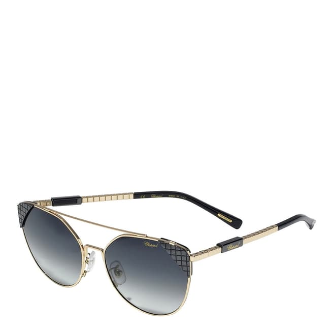 Chopard Women's Gold/Blue Chopard Sunglasses 57mm