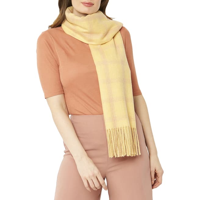 JayLey Collection Yellow Cashmere Blend Scarf