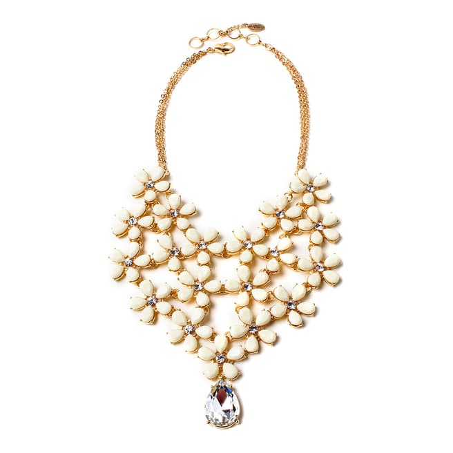 Amrita Singh Ivory Embellished Necklace