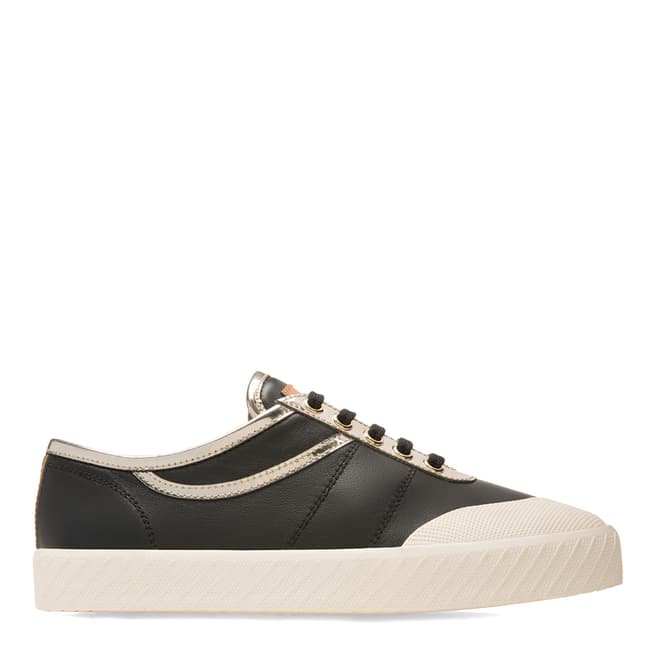BALLY Black Saffira Leather Trainers