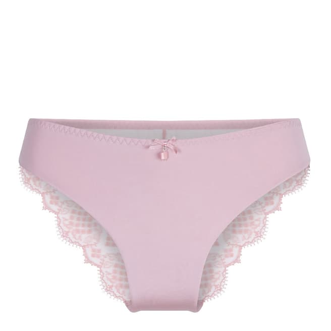 LingaDore Dusty Pink Portmany Brief With Lace Back