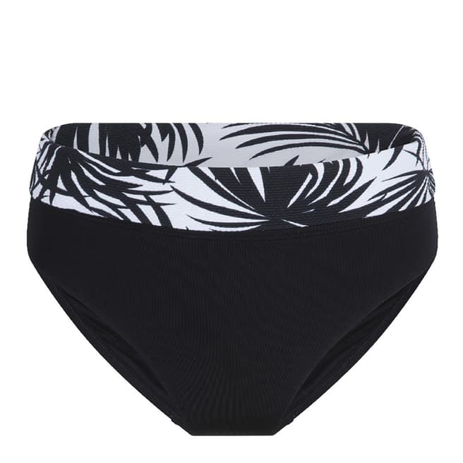 LingaDore Black/White Palm Print Eivi Bikini Bottoms
