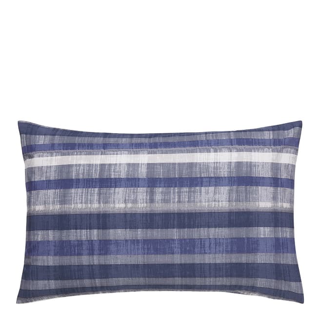 DKNY Ombre Stripe Pair of Housewife Pillowcases, Navy