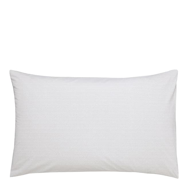 DKNY Soho Stripe Pair of Housewife Pillowcases, Grey