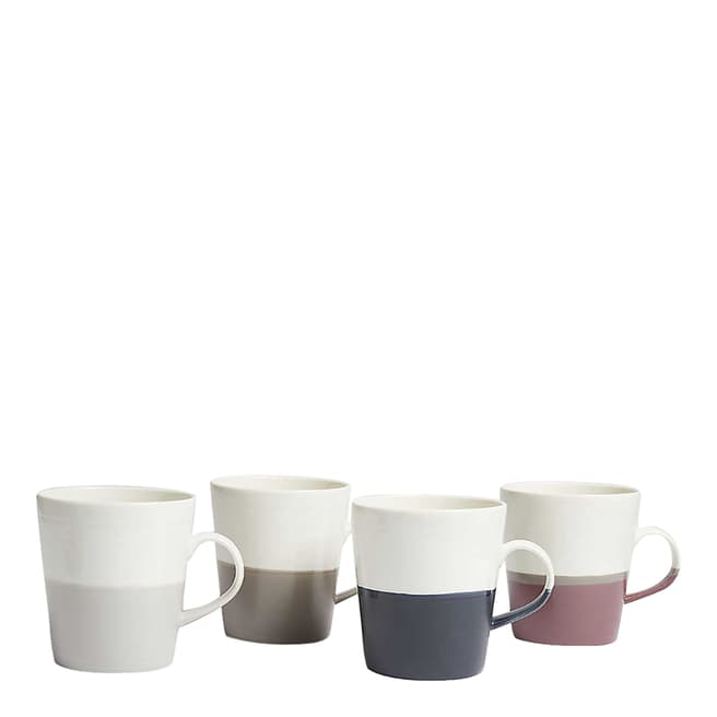 Royal Doulton Set of 4 Grande Mixed Coffee Studio Mugs, 560ml