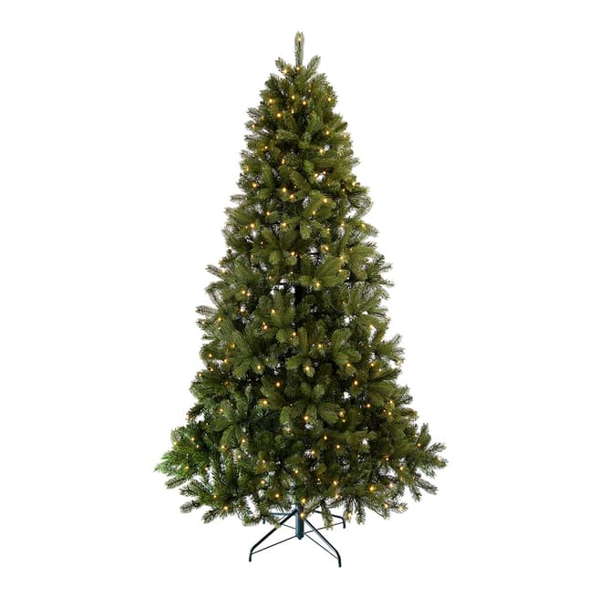 Festive Pre-Lit Mayberry Spruce Slim Tree, 150cm