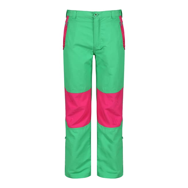 Regatta Green/Pink Sorcer Trousers