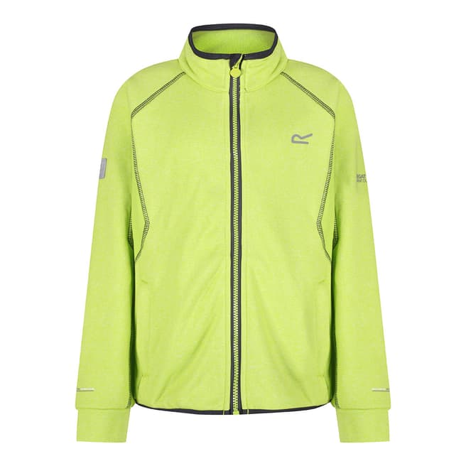 Regatta Boy's Lime/Grey Limit II Softshell Jacket