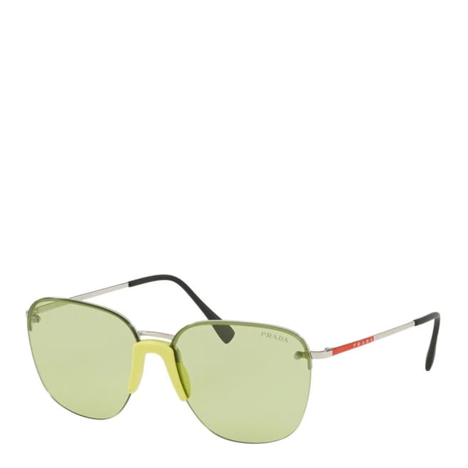 Prada Men's Green Prada Sunglasses 57mm