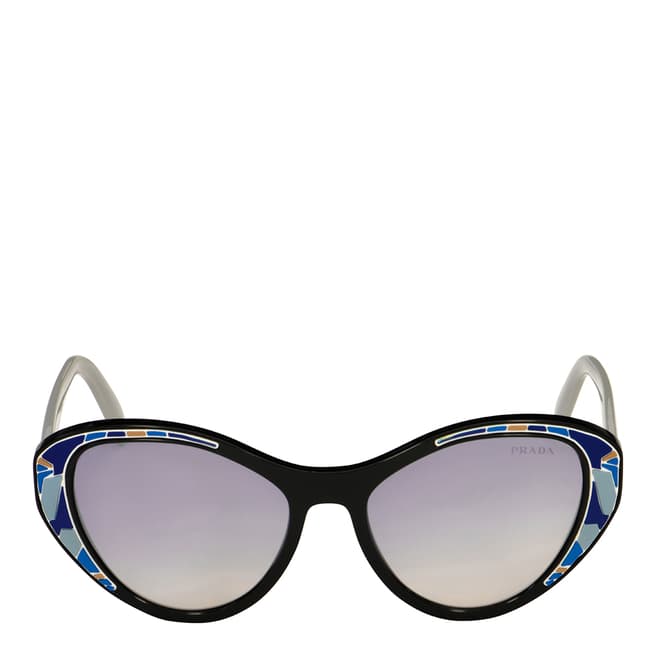 Prada Women's Navy/Multi Prada Sunglasses 55mm