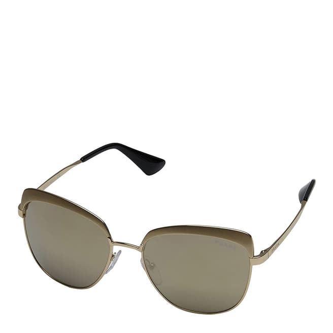 Prada Women's Grey Prada Sunglasses 56mm