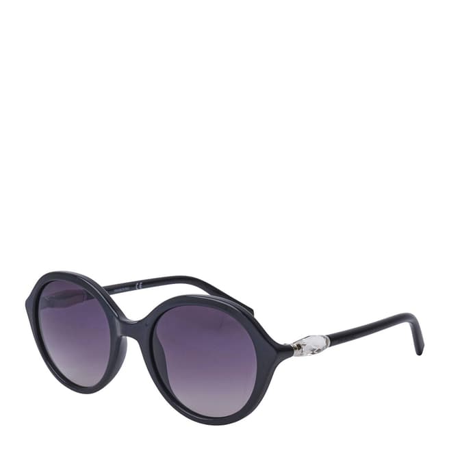 SWAROVSKI Women's Black/Purple Swarovski Sunglasses 51mm