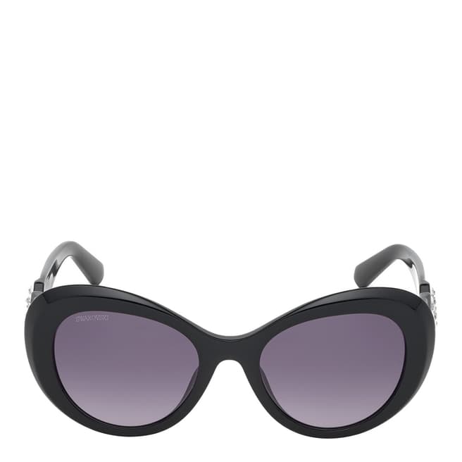 SWAROVSKI Women's Black Swarovski Sunglasses 54mm