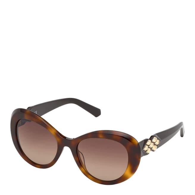 SWAROVSKI Women's Brown Swarovski Sunglasses 54mm