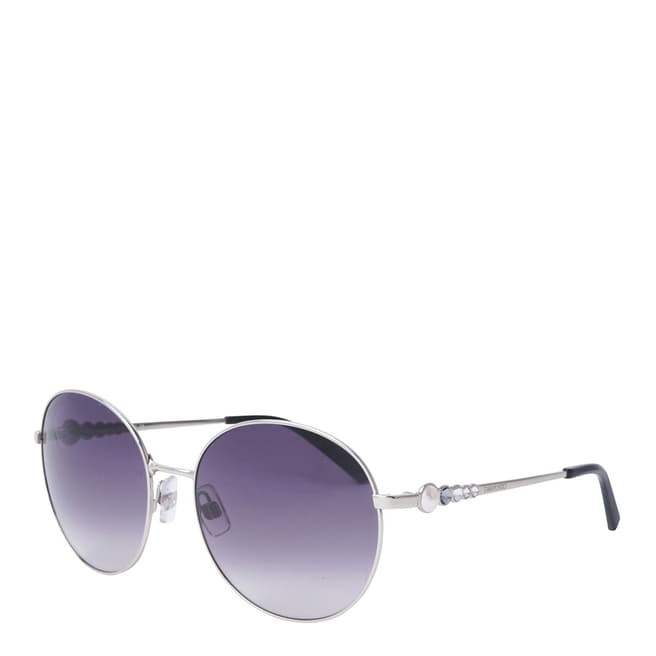SWAROVSKI Women's Silver/Purple Swarovski Sunglasses 61mm