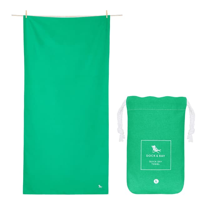Dock & Bay Classic Large Towel, Everdale Green