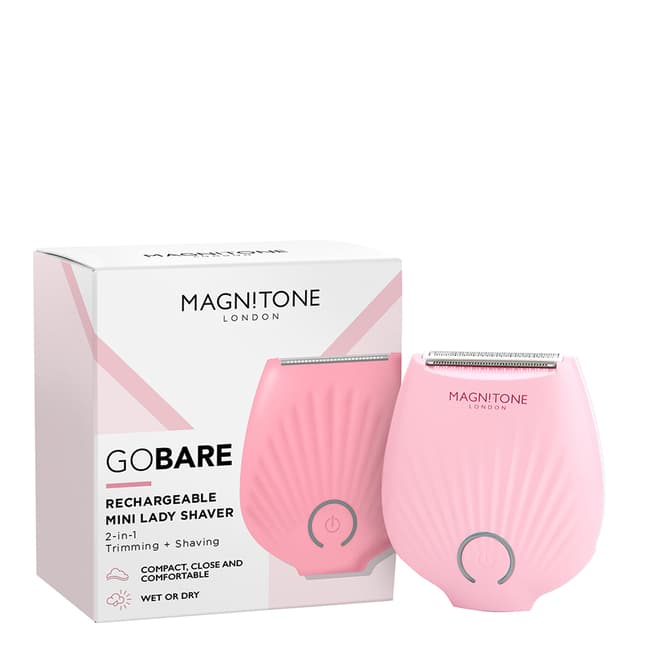 Magnitone GoBare! Rechargable Lady Shaver - Pink