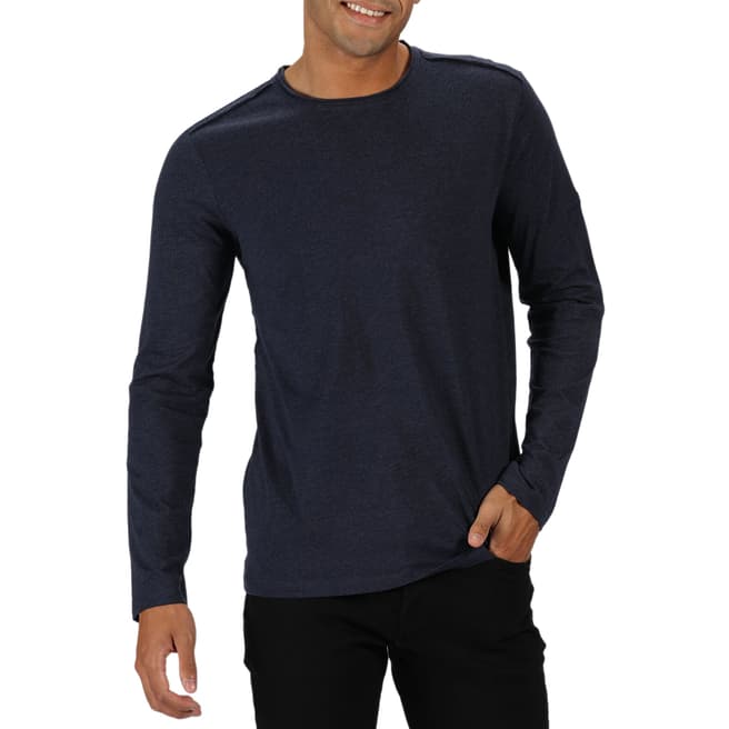Regatta Navy Cotton Blend Sweatshirt