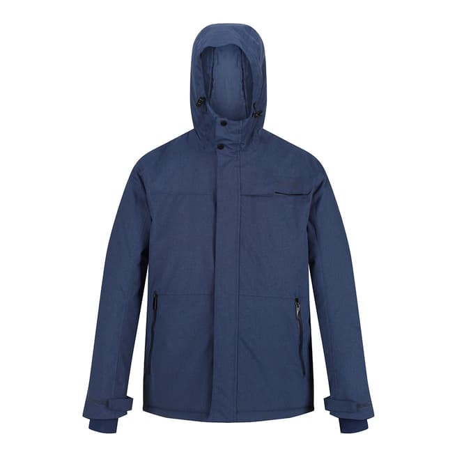 Regatta Brunswick Blue Volter Shield II Waterproof Insulated Hooded Heated Walking Jacket