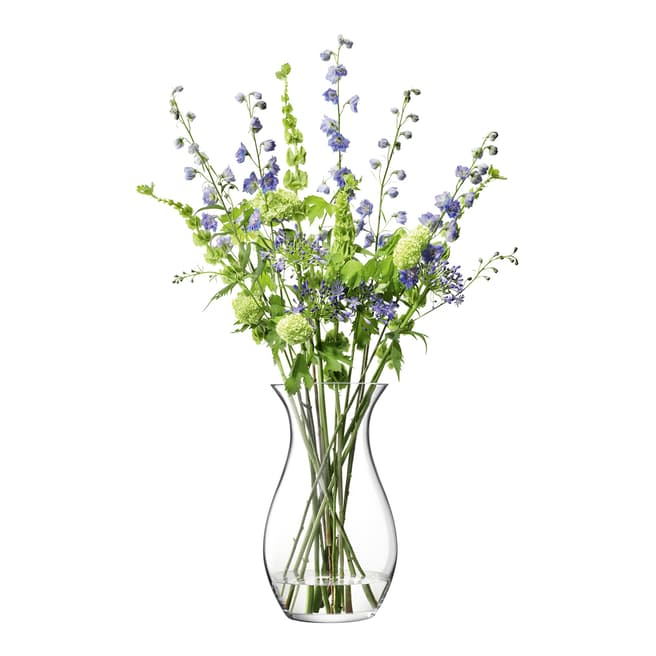 LSA Flower Tall Posy Vase H50cm Clear