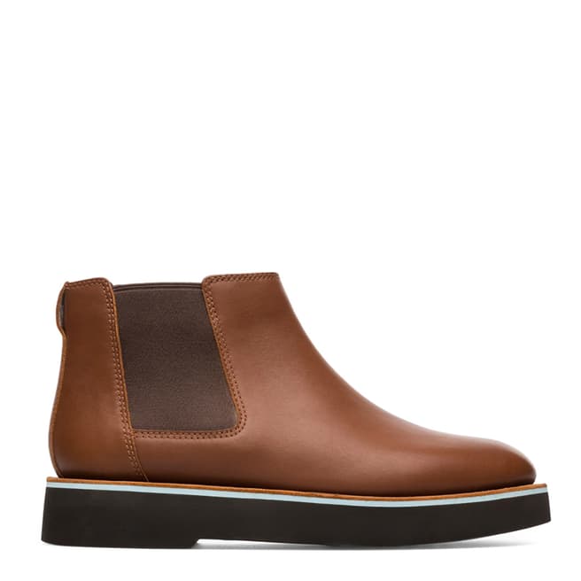 Camper Medium Brown Tyra Ankle Boot