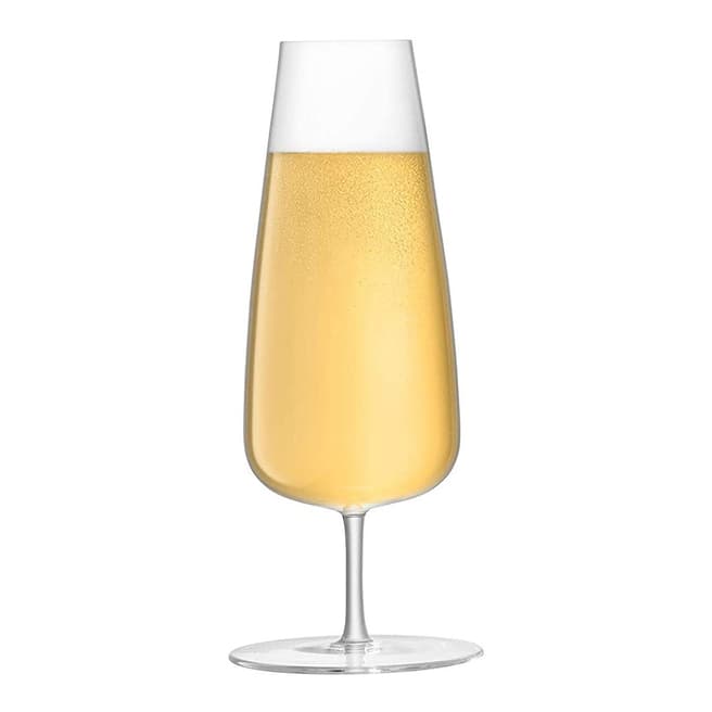 LSA Bar Culture Beer Glass 370ml Clear x 2