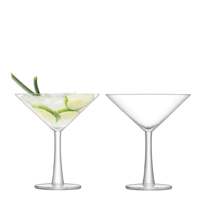 LSA Gin Cocktail Glass 220ml Clear x 2