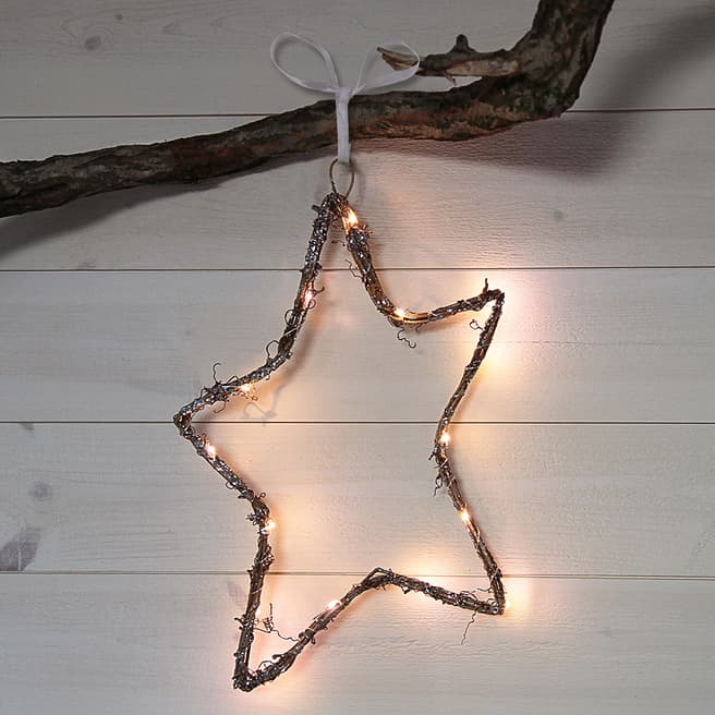 Christmas Magic Hanging LED Silhouette Star