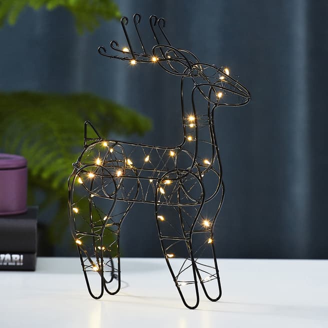 Christmas Magic LED Reindeer Figurine