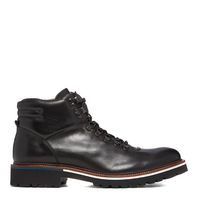 Oliver Sweeney Black Pietro Leather Hiker Boot