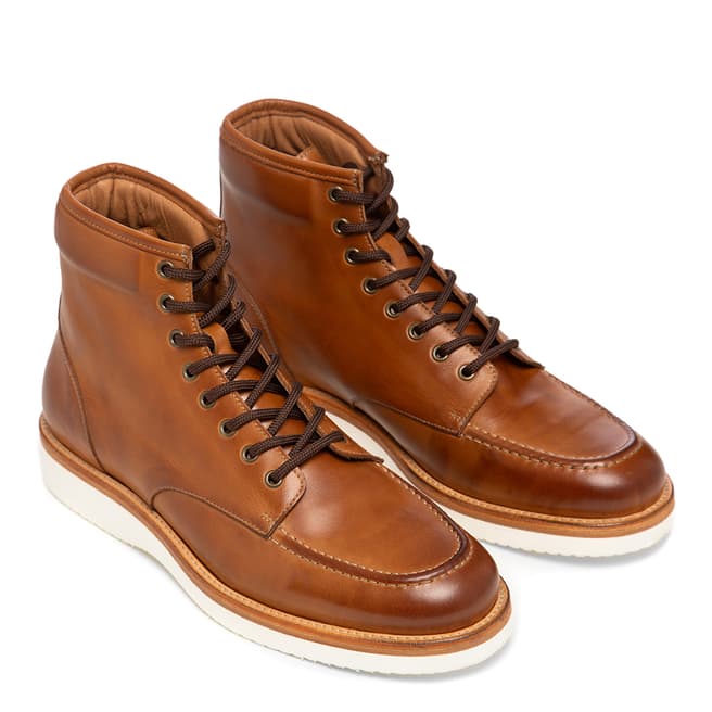 Oliver Sweeney Tan Nicolo Leather Ankle Boots