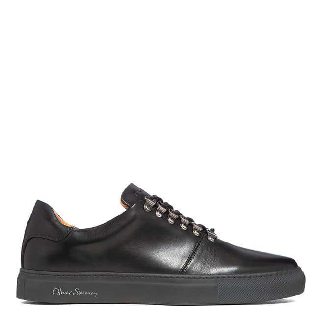 Oliver Sweeney Black Zenon Leather Sneakers
