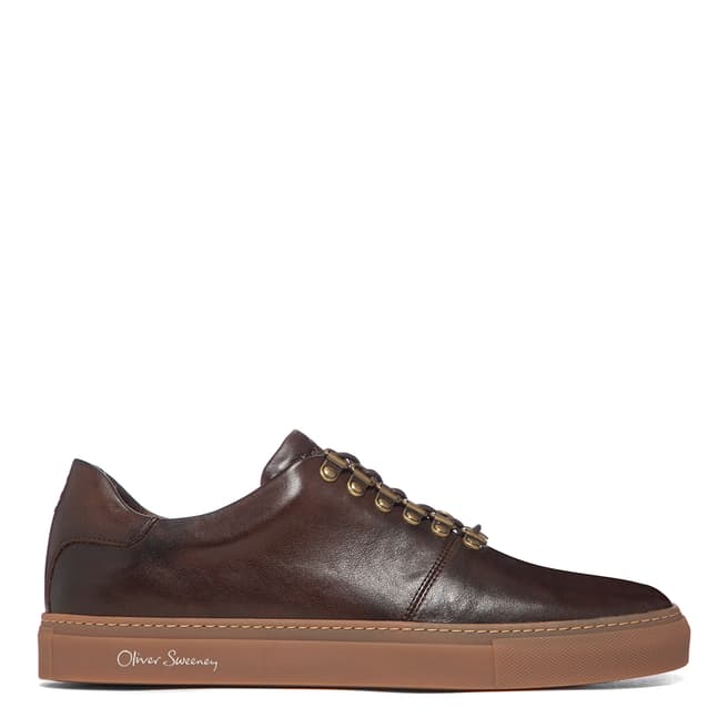 Oliver Sweeney Brown Zenon Leather Sneakers
