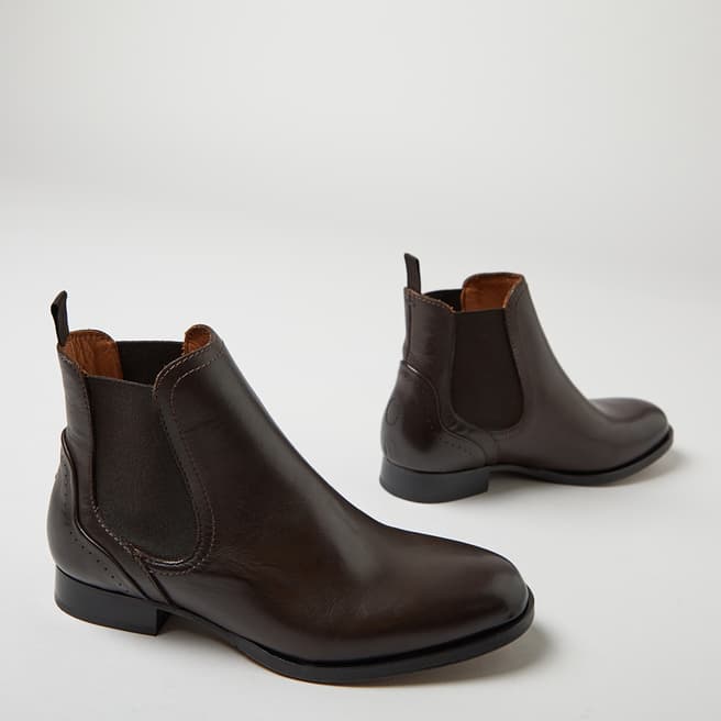 Oliver Sweeney Brown Beja Leather Chelsea Boots